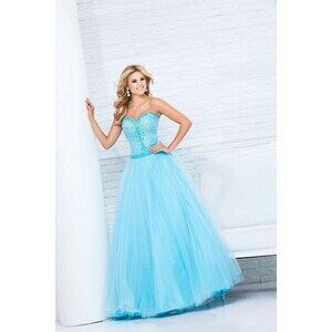 Tony Bowls Ballgown Prom Dress 115552 Aqua